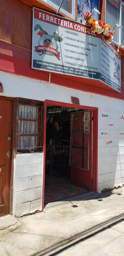 Feferretería Materiales Eléctricos Pernos Herramientas Ferretería Condell en Calama